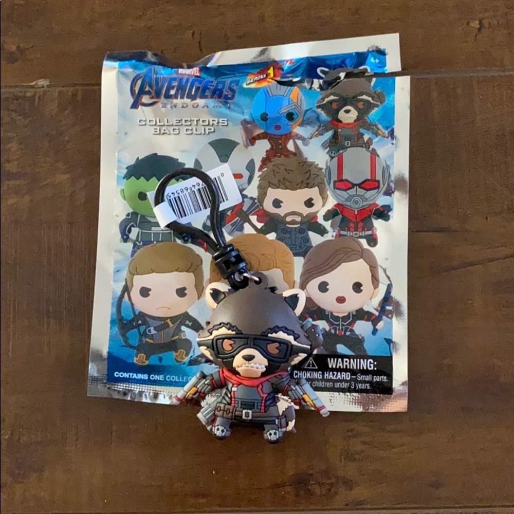 Rocket Avengers Endgame Figural Bag Clip